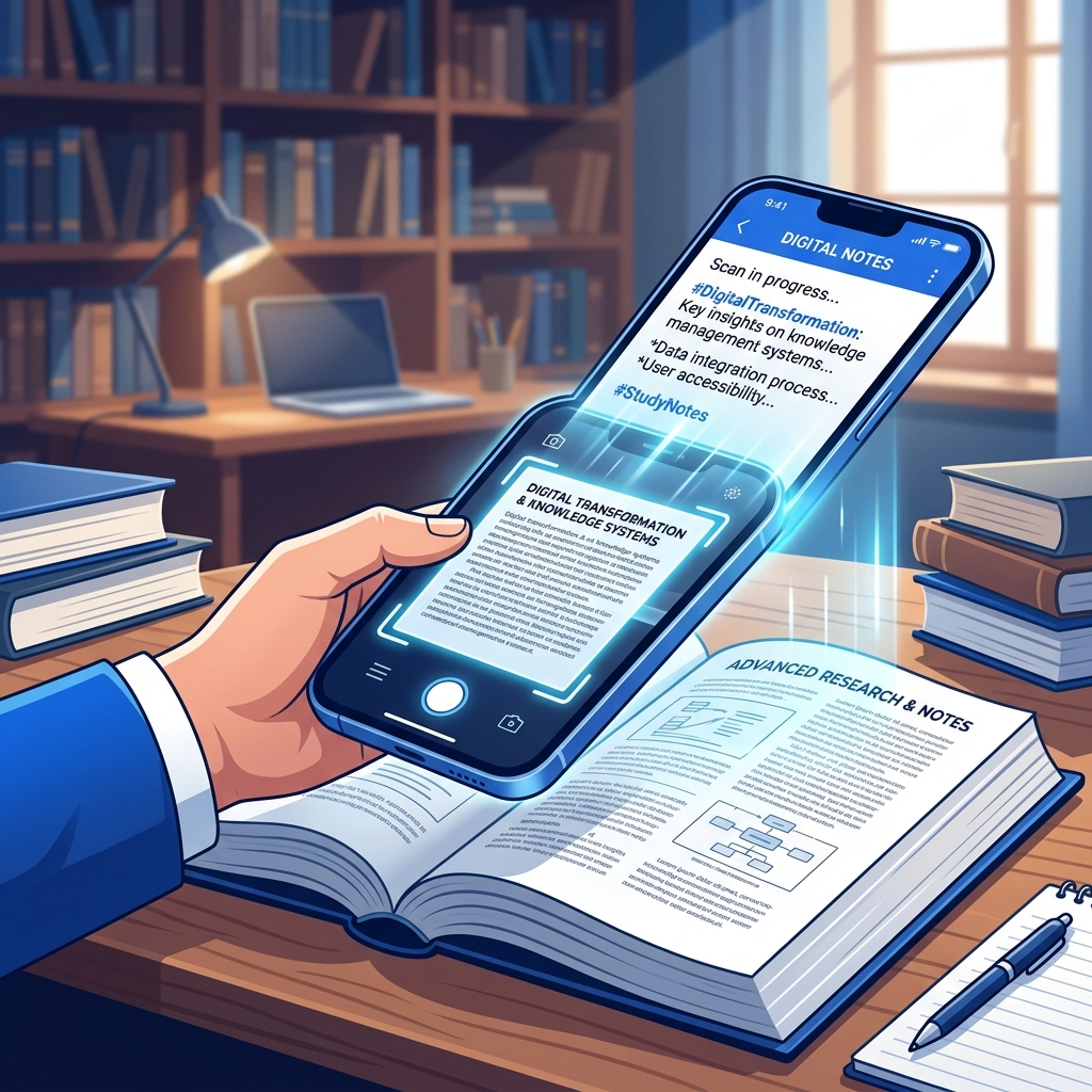How to Scan Book Pages and Create Searchable Digital Notes